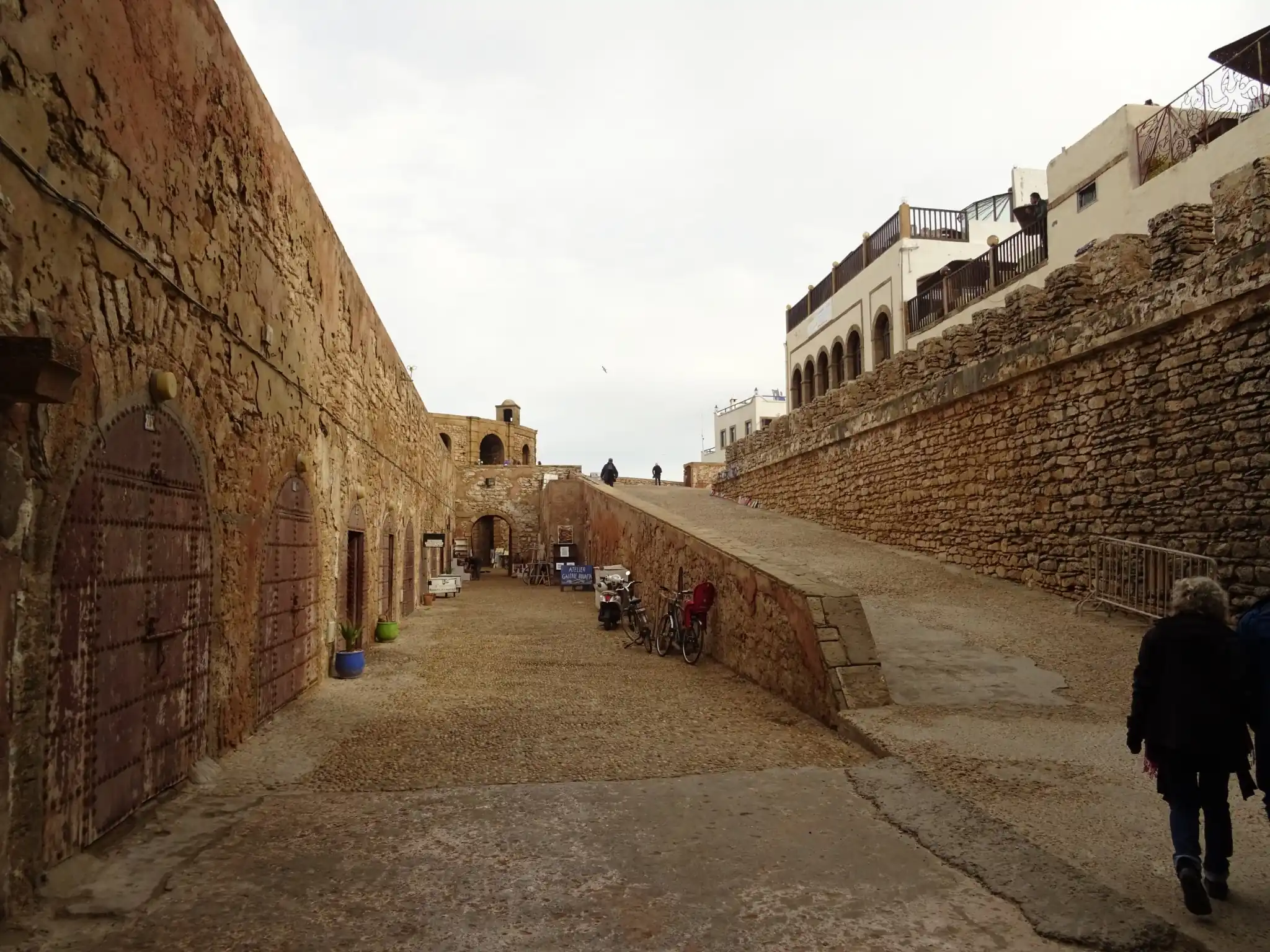 Art galleries and craft shops in the UNESCO medina of Essaouira morocco