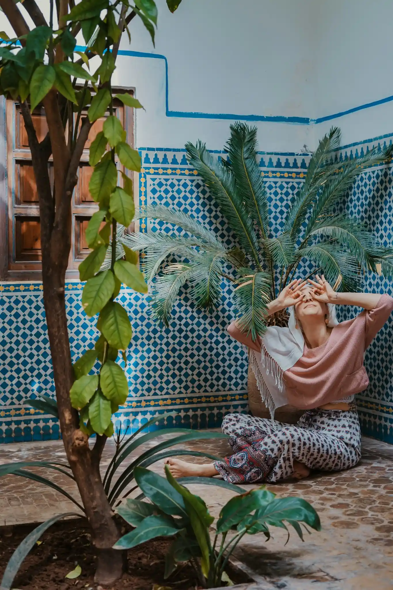 rwomen in riad— best Morocco tours