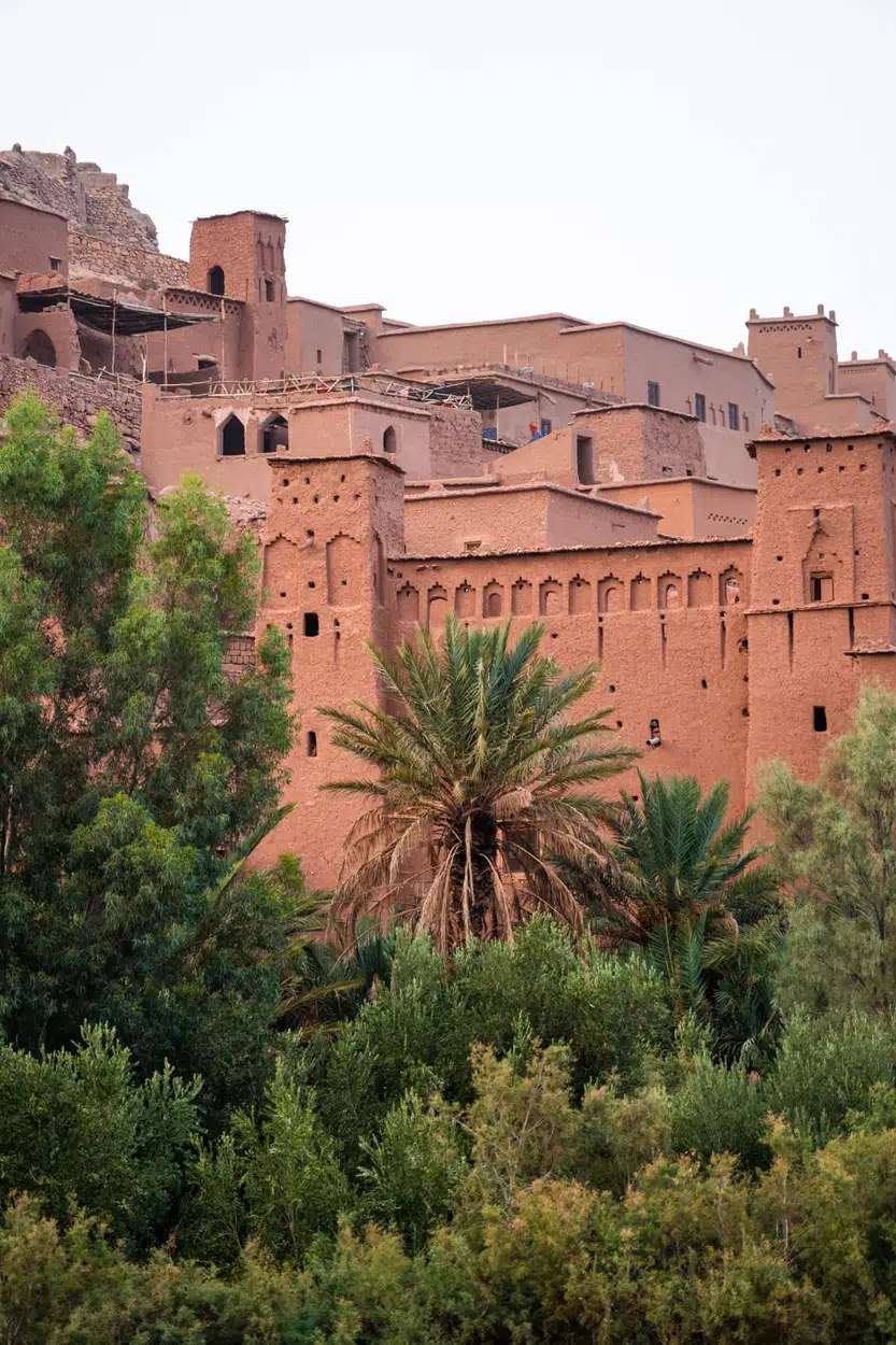 Panoramic view of Aït Benhaddou tour near Ouarzazate