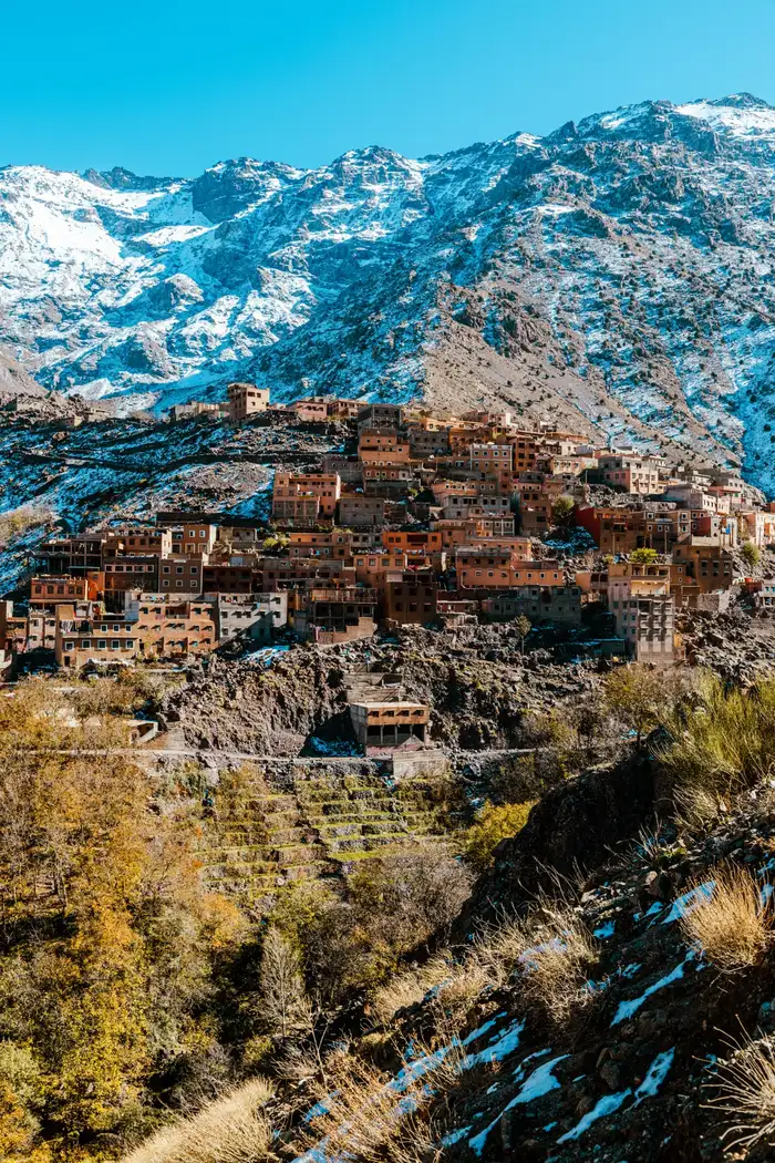 Scenic Morocco trekking tours in the High Atlas mountain valleys